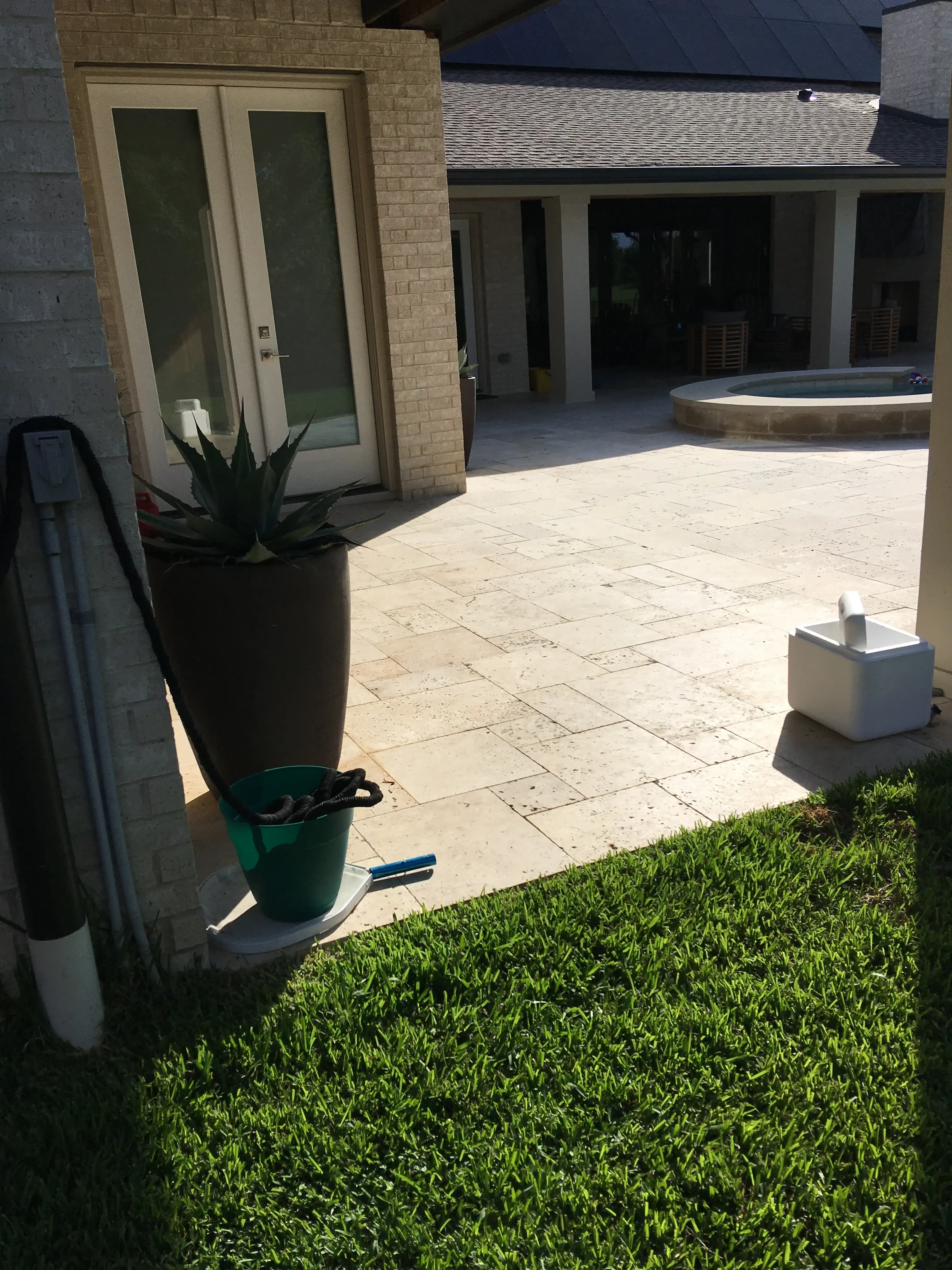 Residential window cleaning job — North Texas
