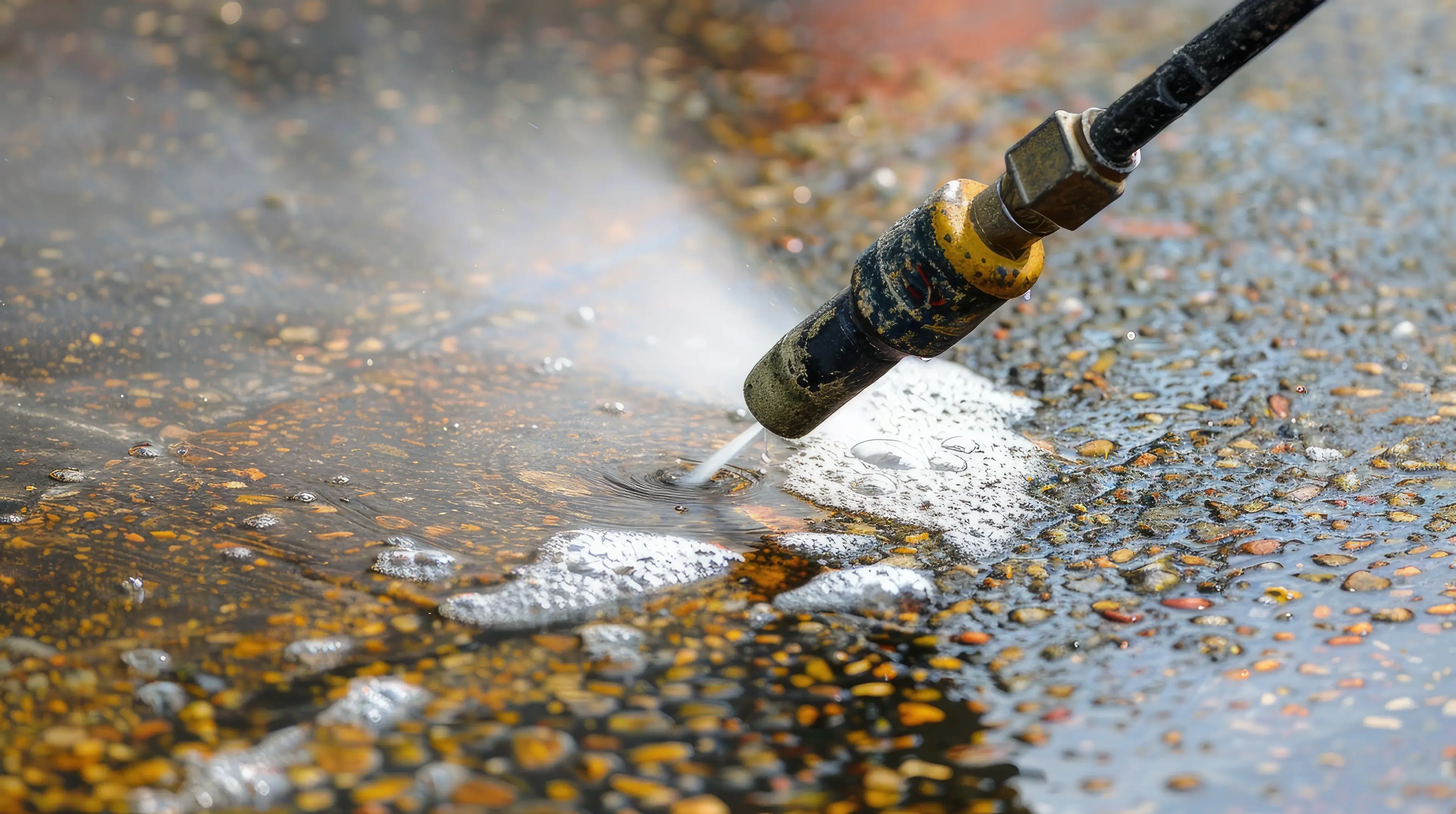 Pressure washing in action — DFW